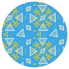 Abstract Pattern Geometric Backgrounds   Round Trivet