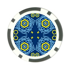 Abstract Pattern Geometric Backgrounds   Poker Chip Card Guard (10 Pack) by Eskimos