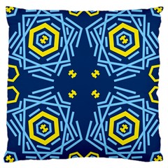 Abstract Pattern Geometric Backgrounds   Large Cushion Case (one Side) by Eskimos