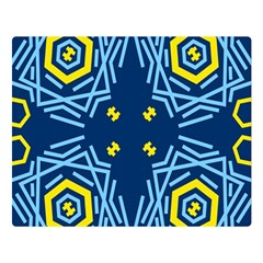 Abstract Pattern Geometric Backgrounds   Double Sided Flano Blanket (large)  by Eskimos