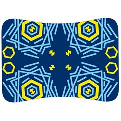 Abstract Pattern Geometric Backgrounds   Velour Seat Head Rest Cushion by Eskimos