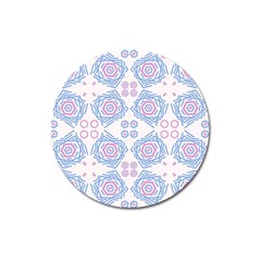 Abstract Pattern Geometric Backgrounds   Magnet 3  (round) by Eskimos