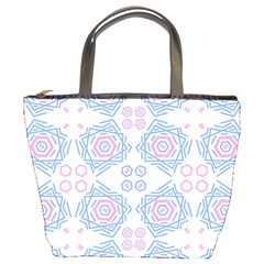 Abstract Pattern Geometric Backgrounds   Bucket Bag by Eskimos