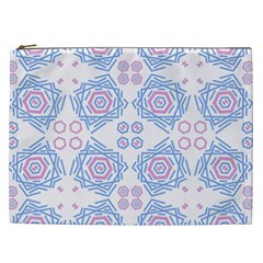 Abstract Pattern Geometric Backgrounds   Cosmetic Bag (xxl) by Eskimos