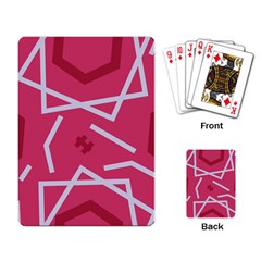 Abstract pattern geometric backgrounds   Playing Cards Single Design (Rectangle)