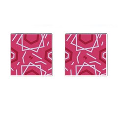 Abstract pattern geometric backgrounds   Cufflinks (Square)