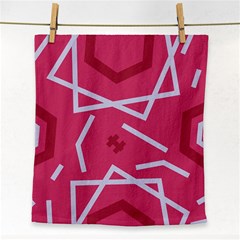 Abstract Pattern Geometric Backgrounds   Face Towel by Eskimos