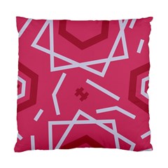 Abstract Pattern Geometric Backgrounds   Standard Cushion Case (one Side) by Eskimos