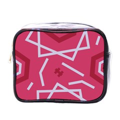 Abstract Pattern Geometric Backgrounds   Mini Toiletries Bag (one Side) by Eskimos