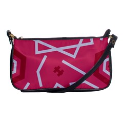 Abstract Pattern Geometric Backgrounds   Shoulder Clutch Bag by Eskimos