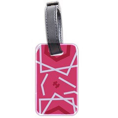 Abstract Pattern Geometric Backgrounds   Luggage Tag (two Sides) by Eskimos