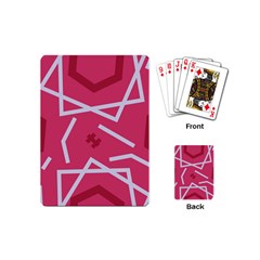 Abstract Pattern Geometric Backgrounds   Playing Cards Single Design (mini) by Eskimos