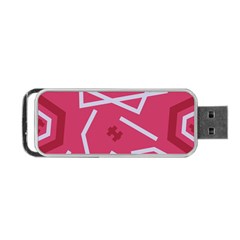 Abstract Pattern Geometric Backgrounds   Portable Usb Flash (two Sides) by Eskimos