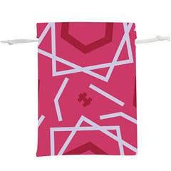 Abstract Pattern Geometric Backgrounds    Lightweight Drawstring Pouch (xl) by Eskimos