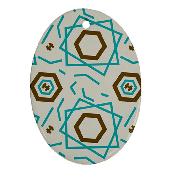 Abstract pattern geometric backgrounds   Ornament (Oval)