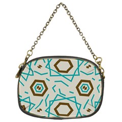 Abstract pattern geometric backgrounds   Chain Purse (Two Sides)