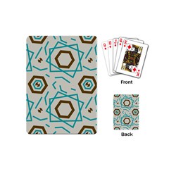 Abstract pattern geometric backgrounds   Playing Cards Single Design (Mini)