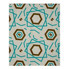 Abstract pattern geometric backgrounds   Shower Curtain 60  x 72  (Medium) 