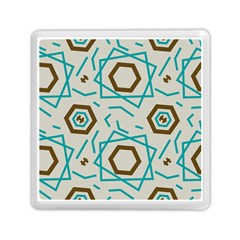 Abstract pattern geometric backgrounds   Memory Card Reader (Square)