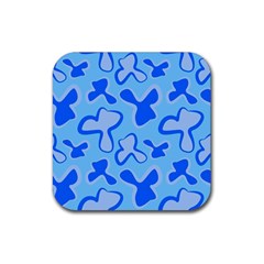 Abstract Pattern Geometric Backgrounds   Rubber Coaster (square) by Eskimos