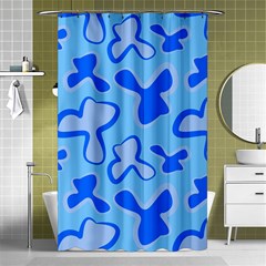 Abstract Pattern Geometric Backgrounds   Shower Curtain 48  X 72  (small)  by Eskimos