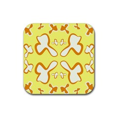 Abstract Pattern Geometric Backgrounds   Rubber Coaster (square) by Eskimos