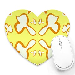 Abstract Pattern Geometric Backgrounds   Heart Mousepads by Eskimos