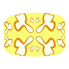 Abstract Pattern Geometric Backgrounds   Mini Square Pill Box by Eskimos