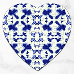 Abstract Pattern Geometric Backgrounds   Jigsaw Puzzle (heart) by Eskimos