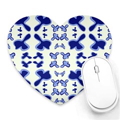 Abstract Pattern Geometric Backgrounds   Heart Mousepads by Eskimos