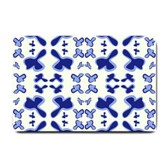 Abstract Pattern Geometric Backgrounds   Small Doormat  by Eskimos