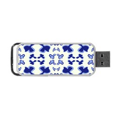 Abstract Pattern Geometric Backgrounds   Portable Usb Flash (two Sides) by Eskimos