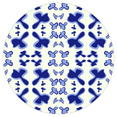 Abstract Pattern Geometric Backgrounds   Round Trivet by Eskimos