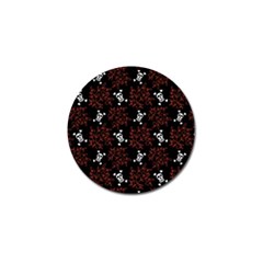 Red Skulls Golf Ball Marker by Sparkle