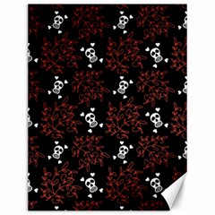 Red Skulls Canvas 12  X 16  by Sparkle