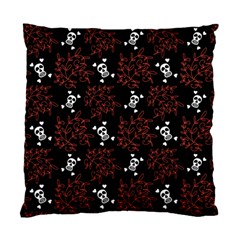 Red Skulls Standard Cushion Case (two Sides) by Sparkle