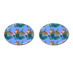 Nature King Cufflinks (oval) by Sparkle