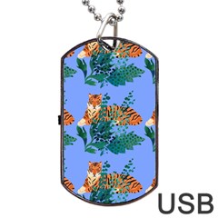 Nature King Dog Tag Usb Flash (one Side) by Sparkle