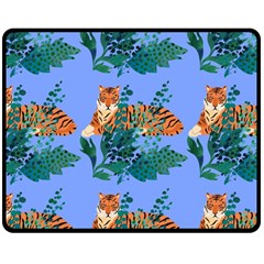 Nature King Double Sided Fleece Blanket (medium)  by Sparkle