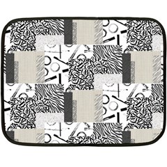 Abstract Pattern Fleece Blanket (mini) by Sparkle