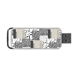 Abstract Pattern Portable Usb Flash (two Sides) by Sparkle