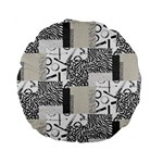 Abstract Pattern Standard 15  Premium Round Cushions Front