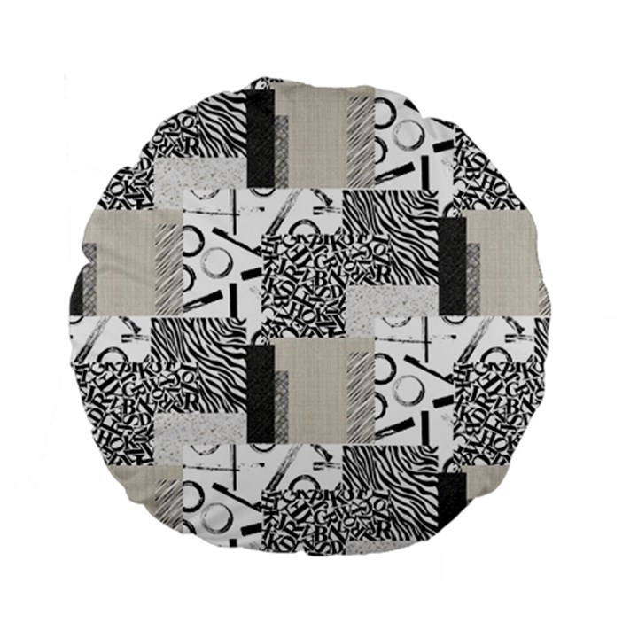 Abstract Pattern Standard 15  Premium Round Cushions