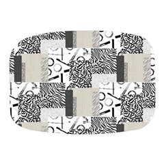 Abstract Pattern Mini Square Pill Box