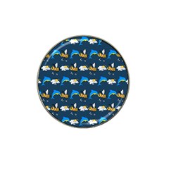 Dolphins Bees Pattern Hat Clip Ball Marker by Sparkle