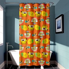 Minionspattern Shower Curtain 36  X 72  (stall)  by Sparkle