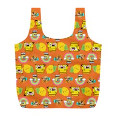 Minionspattern Full Print Recycle Bag (l) by Sparkle