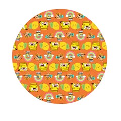 Minionspattern Mini Round Pill Box (pack Of 3)