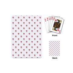 Weird Fantasy Bird Drawing Motif Pattern Playing Cards Single Design (mini)