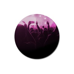 Music Concert Scene Magnet 3  (round)